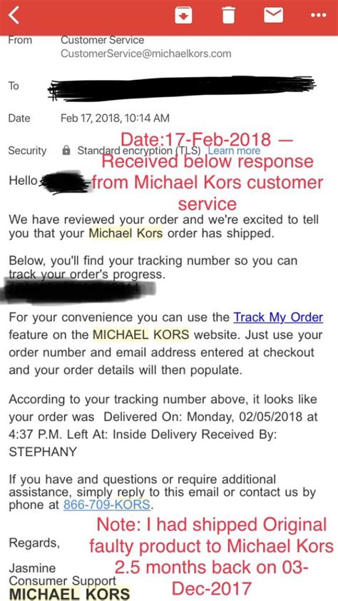 michael kors order status in process|michael kors order confirmation.